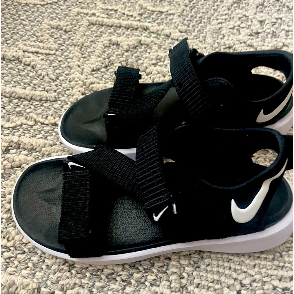 Nike sandals.